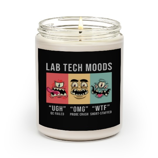 Lab Tech Moods Laboratory Science Technician Gift Scented Candles