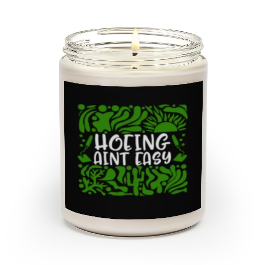 Vegetable Hoeing Scented Candles, Hoeing Ain't Easy,