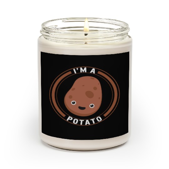 Potato Vegetable Scented Candles, I'm A Potato Scented Candles,