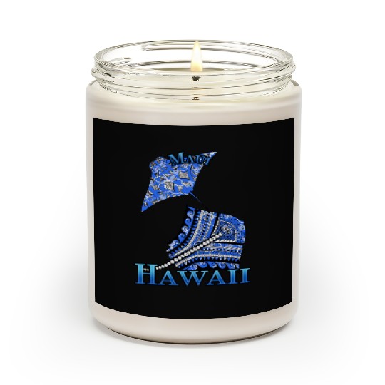 Maui Vacation Tribal Stingrays Scented Candles