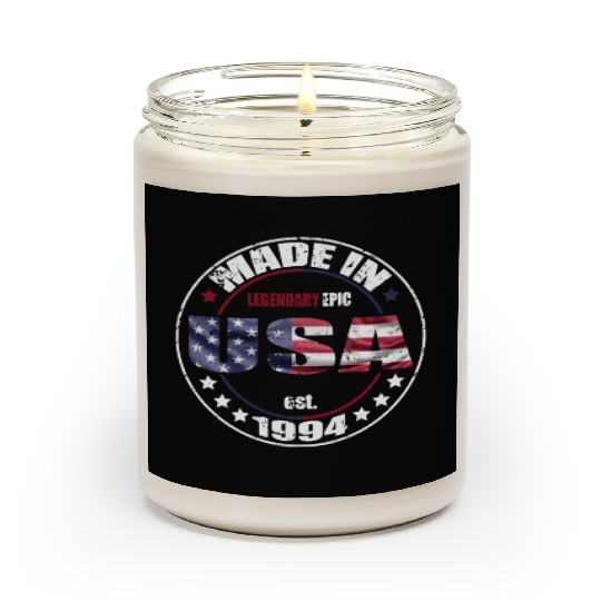 Birthday Saying Born USA 1994 Scented Candles
