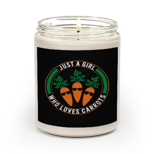 Carrot Vegetable Scented Candles, Just A Girl Who Loves