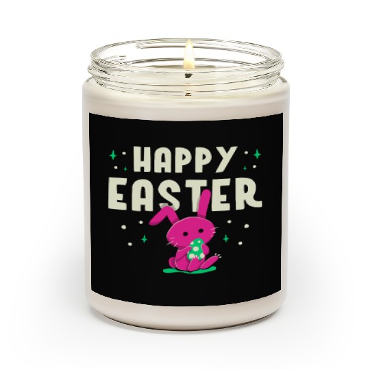 Happy Easter Egg Bunny Sayings Scented Candles