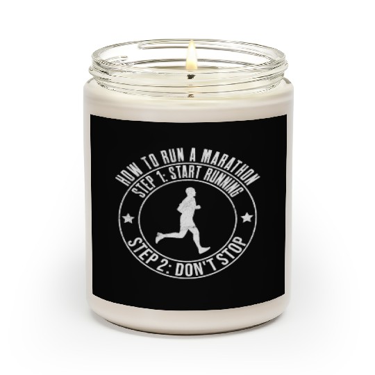How To Run Marathon - Marathon Racer Scented Candles