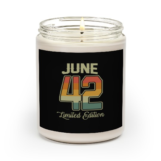 Vintage 80th Birthday June 1942 Sports Gift Scented Candles