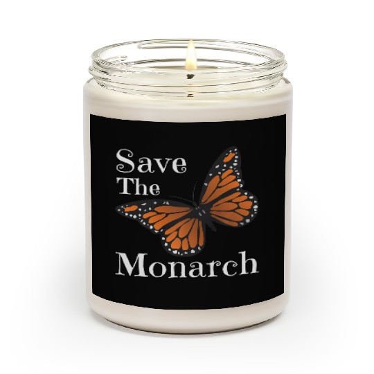 Butterfly Save The Monarch Butterflies Pollinators Scented Candles