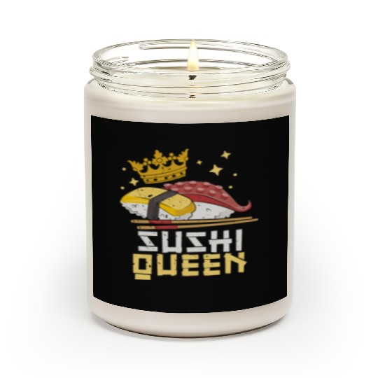 Sushi Queen Sushi Lover Japan Japanese Food Scented Candles