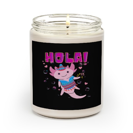 Hola Cute Axolotl - 2 Scented Candles