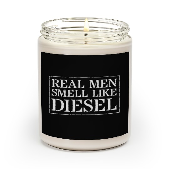 Mechanic Trucker Farmer Scented Candles Real Men Smell Like