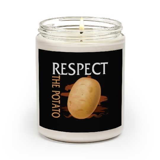 Potato Vegetable Scented Candles, Respect The Potato Scented Candles,
