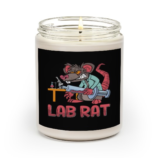 Lab Tech Lab Rat Laboratory Chemist Technician Scented Candles