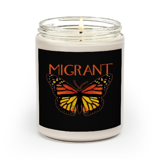 Monarch Butterfly Migration Funny Butterfly Lover Scented Candles