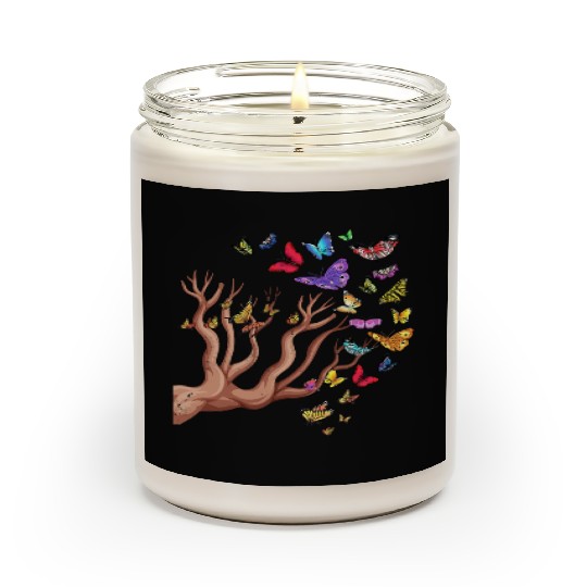 Monarch Butterflies Nature Butterfly Scented Candles