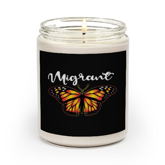 Migrant Monarch Butterfly Lover Cute Butterflies Scented Candles