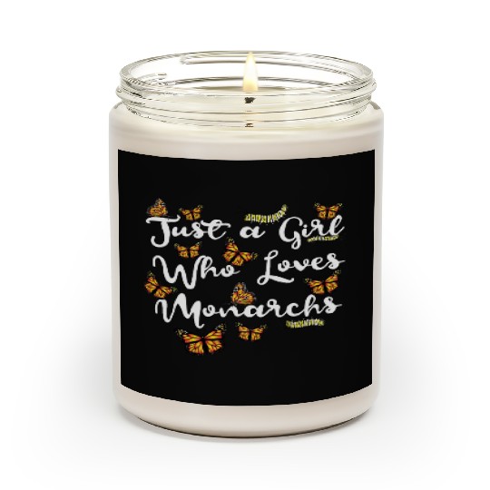 Monarch Butterfly Lover Caterpillar Butterflies Scented Candles