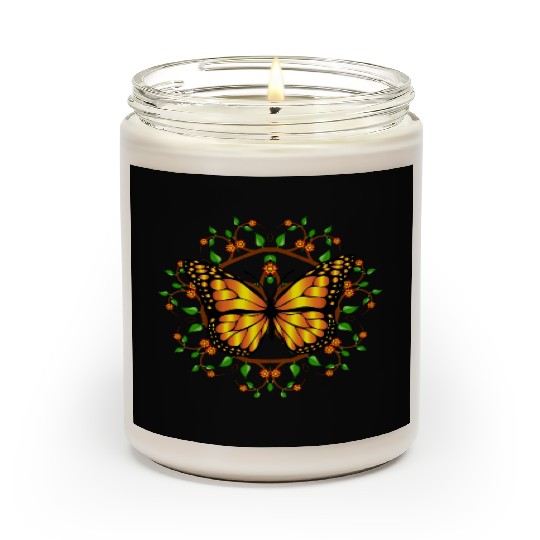 Monarch Butterfly Save our butterflies Scented Candles