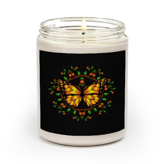 Monarch Butterfly Save our butterflies Scented Candles