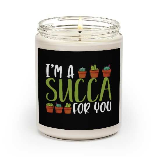 Gardering Lifestyle Succulent Plant Lovers Gifts Scented Candles