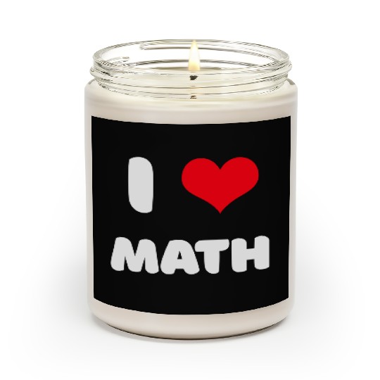 I love math Scented Candles