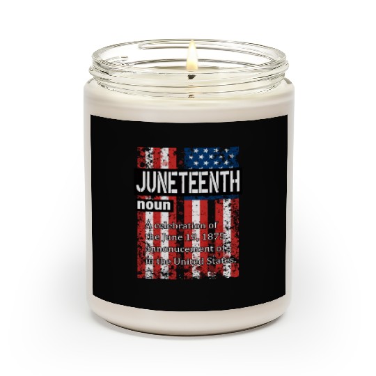 Juneteenth Black History Day Pride Gift Scented Candles