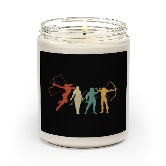 Archery Bow Archer Retro Vintage Scented Candles