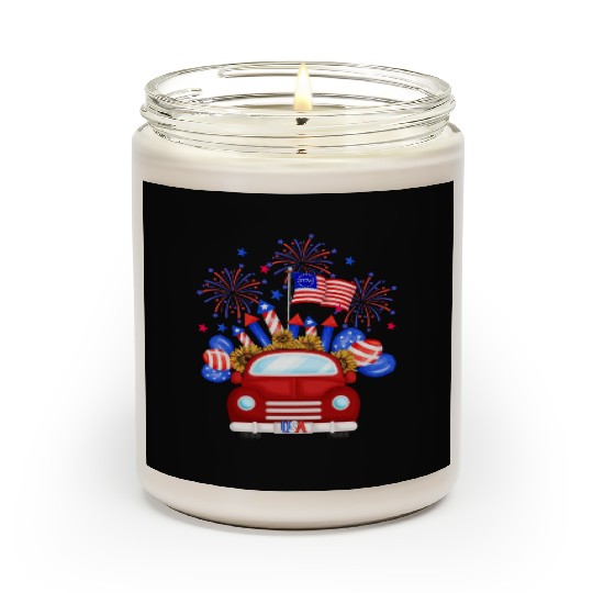 USA 4th of July Party Scented Candles