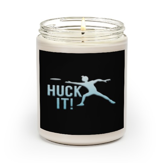 Huck It Scented Candles Ultimate Frisbee Flying Disc Golf