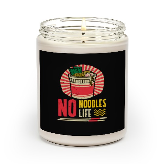 No Noodles No Life | Ramen Lover | Japan Culture Scented Candles