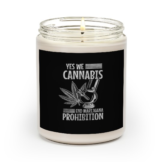 Hemp Weed Hashish Scented Candles