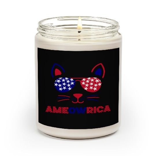 Ameowrica Funny Saying Scented Candles For 4th of July
