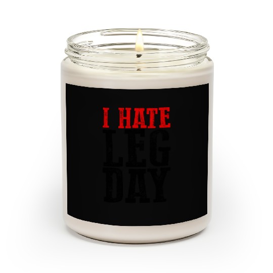 I Hate Leg Day 6 Scented Candles