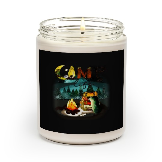 Camp Life - Camping Nature Hiking Fire Backpack Scented Candles