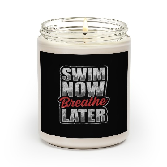 Swimmer Ocean Free Swimmer Sport Scented Candles