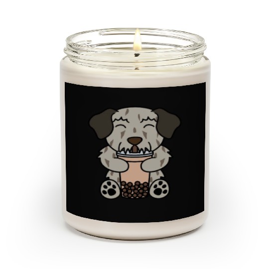 Boba Bubble Tea Irish Wolfhound Scented Candles