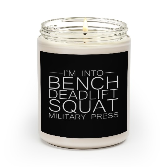 I'm Into BDSM Bench Squat Deadlift Military Press8 Scented Candles