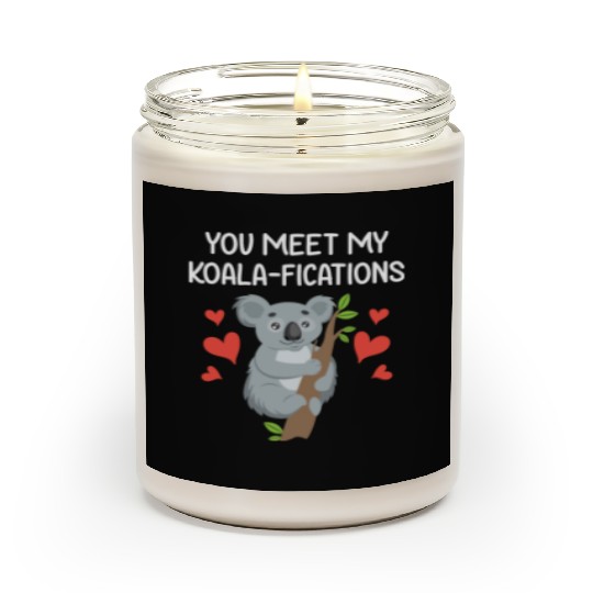 You Meet My Koalifications Gift for Him Her Koala Scented Candles