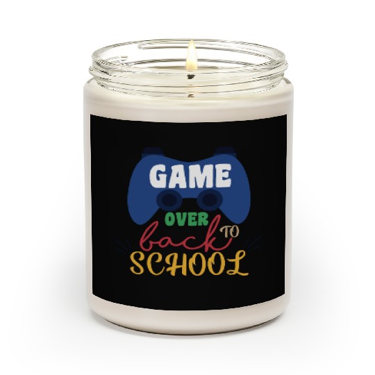 Game Over Back To School Scented Candles