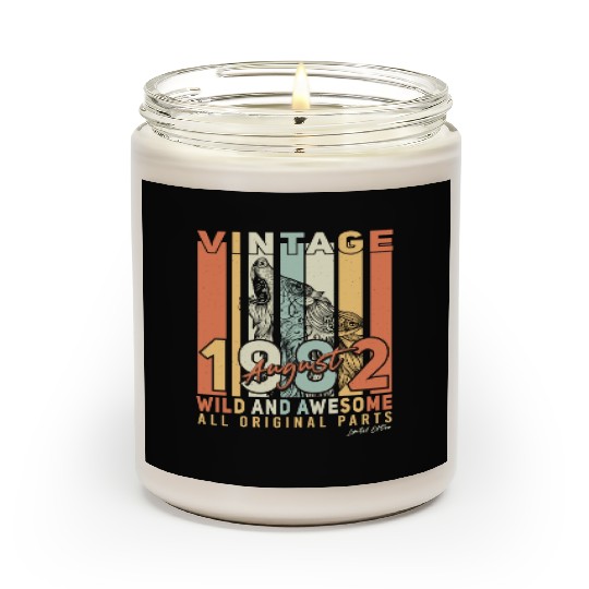 40th Anniversary Of August 1982 Scented Candles