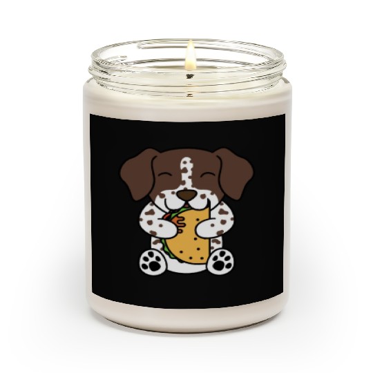 German Shorthaired Pointer Taco Lover Scented Candles