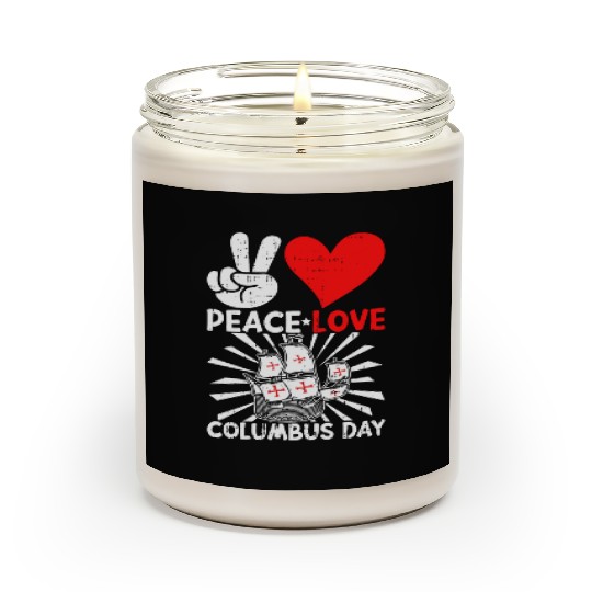 Columbus Day Italian Pride Scented Candles