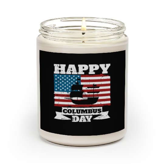 Columbus Day Italian Pride Scented Candles