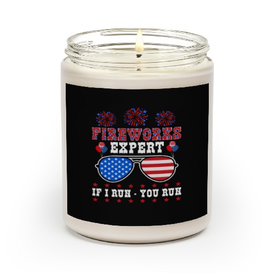 Fireworks Expert If I Run You Run Independence Day Scented Candles