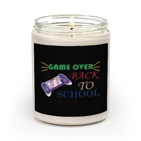 Game Over Back To School Scented Candles