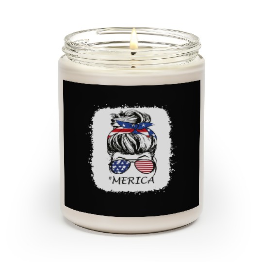 4th of July Merica Scented Candles USA American Pride