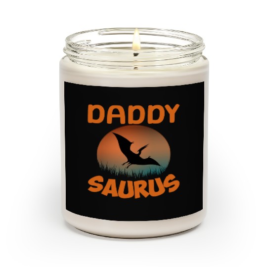 Daddysaurus Papasaurus Scented Candles