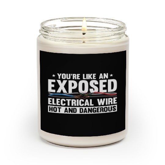 Electrician Electrical Engineer Lineman Scented Candles