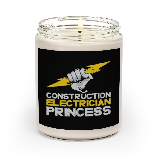 Electrician Electrical Engineer Lineman Scented Candles
