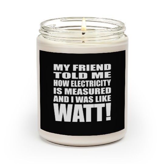 Electrician Electrical Engineer Lineman Scented Candles
