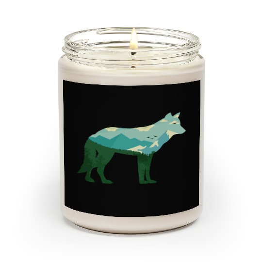 Mountain Wolf Scented Candles