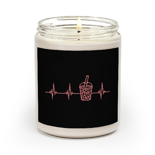 pulse bubble tea heartbeat Scented Candles